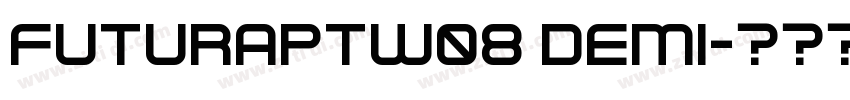FuturaPTW08 Demi字体转换